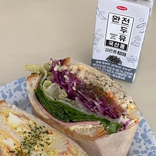 완전두유 국산콩 저당 3종 — 5점을 준 리뷰어가 2022년 10월 올린 사용 사진