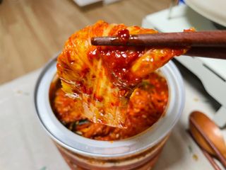 셰프애찬 알배기 겉절이 김치 1kg — 5점을 준 리뷰어가 2022년 11월 올린 사용 사진
