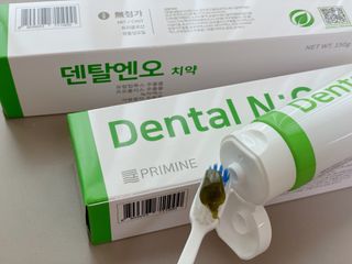 프리마인 유해균 뿐만 아니라 유익균까지 씻어내는 치약은 그만, 건강한 구강환경을 만드는 덴탈엔오 — 5점을 준 리뷰어가 2022년 6월 올린 사용 사진