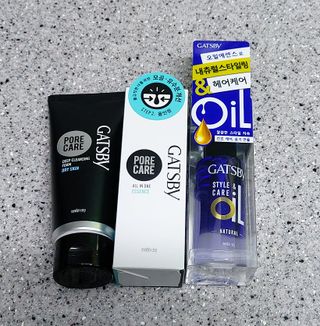 [갸스비] 명불허전, 남성을 위한 브랜드 갸스비의 올인원, 폼클렌징, 헤어오일 3종 — 5점을 준 리뷰어가 2021년 3월 올린 사용 사진