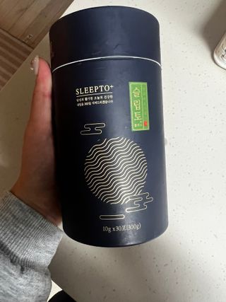 프리마인 자체 기업부설 연구소에서 찾아낸 건강한 수면의 비밀.  슬립토 플러스 30포 — 5점을 준 리뷰어가 2023년 5월 올린 사용 사진