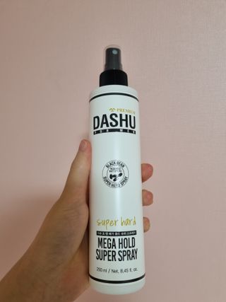 다슈코리아 다슈 포 맨 프리미엄 메가 홀드 슈퍼 스프레이 250ml — 5점을 준 리뷰어가 2021년 7월 올린 사용 사진