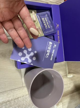 트루헬퍼 홀인원 릴렉스 스트레스로인한 긴장완화 피로개선 1박스 2개월 — 3.5점을 준 리뷰어가 2023년 2월 올린 사용 사진
