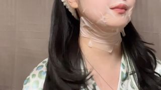 태그스킨 4스텝 주름개선 피부미백 영양 마스크팩 3개 세트(최신버전) — 5점을 준 리뷰어가 2022년 4월 올린 사용 사진