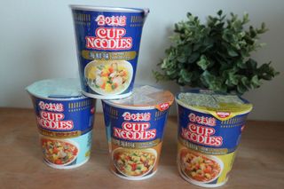 NISSIN 닛신 컵누들  4종 - 씨푸드오리지날, 씨푸드 스파이시, 씨푸드 커리, 씨푸드 XO소스 — 5점을 준 리뷰어가 2022년 2월 올린 사용 사진