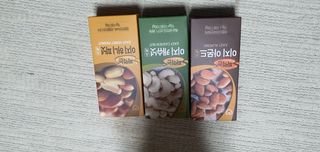 짜먹는 이지견과 짜먹는 이지아몬드, 짜먹는 이지허니피넛, 짜먹는 이지캐슈넛 각 10g X  10포 — 5점을 준 리뷰어가 2021년 2월 올린 사용 사진