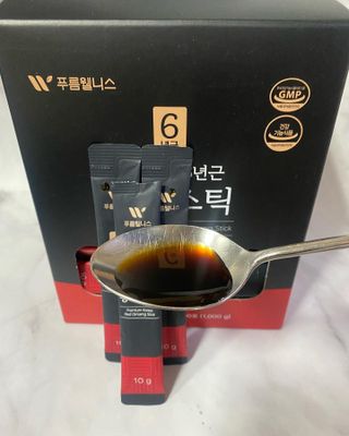 [푸름웰니스] 프리미엄 6년근 홍삼스틱 3mg x 100포 — 5점을 준 리뷰어가 2022년 4월 올린 사용 사진