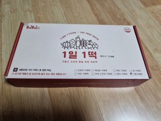 푸디푸디 1일1떡  가래떡 낱개포장 아침식사 식사대용 7종 세트 혼합 (14개입) — 5점을 준 리뷰어가 2022년 5월 올린 사용 사진