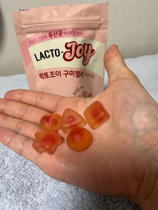 락토조이 구미젤리 복숭아맛 — 5점을 준 리뷰어가 2023년 5월 올린 사용 사진