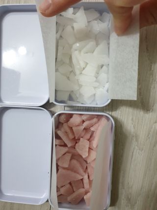 [아이스칩스] 무설탕 비건 자일리톨 캔디 7종 2개기준 — 5점을 준 리뷰어가 2021년 6월 올린 사용 사진