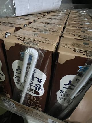 [구매평]덴마크 소화가 잘되는 우유로 만든 초코, 190ml, 24개 — 5점을 준 리뷰어가 2025년 2월 올린 사용 사진