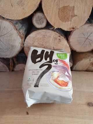 [풀무원] 자연은맛있다 정면, 백면, 홍면  세트 — 5점을 준 리뷰어가 2021년 4월 올린 사용 사진