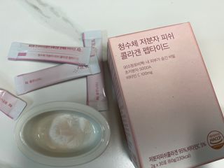 방방곳곳 청수체 콜라겐 — 5점을 준 리뷰어가 2022년 4월 올린 사용 사진