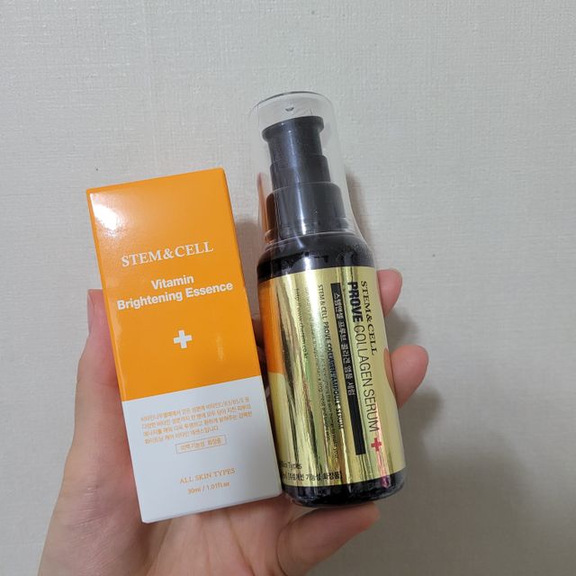 체르엠 비타민 브라이트닝 에센스 + 콜라겐앰플 세트 리뷰 사진