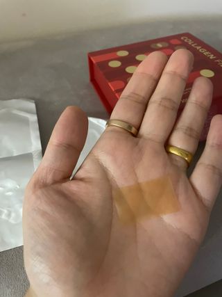 프리마인 귀족의 콜라겐, 92배 흡수율. 럭셔리 프리미엄 셀라브 콜라겐필름 30매 — 5점을 준 리뷰어가 2021년 11월 올린 사용 사진