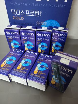 이롬 erom 닥터스 프로틴 골드 — 5점을 준 리뷰어가 2021년 4월 올린 사용 사진