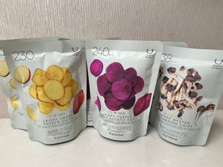 딜라이트 프로젝트 바삭한 원물칩 3종 고구마칩, 자색고구마칩, 느타리버섯칩 [총 6봉지] — 5점을 준 리뷰어가 2022년 3월 올린 사용 사진