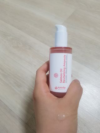 아이앤립 / EYENLIP 아이앤립 연어오일 리바이탈라이징 토너+앰플+크림 3종 세트 — 5점을 준 리뷰어가 2021년 4월 올린 사용 사진