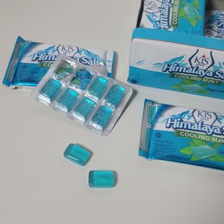 마요라 히말라야 솔트 캔디 2종-페퍼민트 맛, 라임민트 맛 — 5점을 준 리뷰어가 2023년 1월 올린 사용 사진
