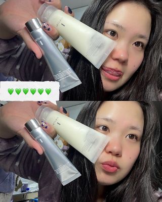 [밀리밀리] 콜라피 3D 마스크+콜라피 필링젤(본품증정) — 5점을 준 리뷰어가 2023년 11월 올린 사용 사진