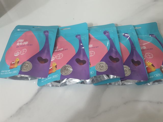 라바 쑥쑥구미 36g 리뷰 사진