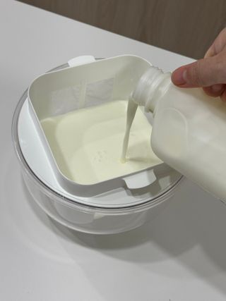 *구매평_[덴마크] 진하고 더 고소한 무가당 플레인 요거트 1.8L — 5점을 준 리뷰어가 2025년 9월 올린 사용 사진
