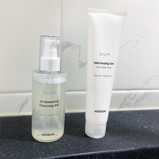 화이트리 비움 약산성 클렌징젤 ,마일드 필링젤 세트 — 5점을 준 리뷰어가 2020년 12월 올린 사용 사진