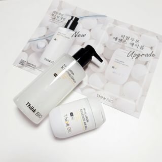 씽크바이오 히알루론 에센스 에어볼 28ea/ 부스팅 세럼 250ml 2종 세트 — 5점을 준 리뷰어가 2022년 8월 올린 사용 사진