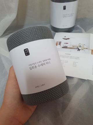 [생활공작소] 일회용 수세미 미니_그레이 60매 x 3입 — 5점을 준 리뷰어가 2021년 2월 올린 사용 사진