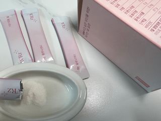 방방곳곳 청수체 콜라겐 — 5점을 준 리뷰어가 2022년 4월 올린 사용 사진