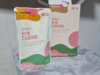 [경남제약헬스케어] 케어플러스 리셋 다이어트 청포도맛 100ml X 5포 (5일분) — 5점을 준 리뷰어가 2023년 4월 올린 사용 사진