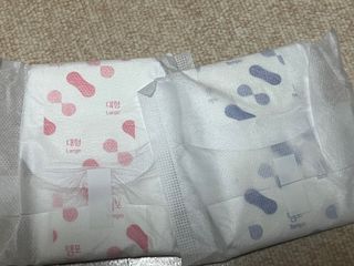 나우[템포] 템포 패드 내추럴 순면 생리대 SET(중형 슬림 + 대형 + 라이너) — 5점을 준 리뷰어가 2024년 4월 올린 사용 사진