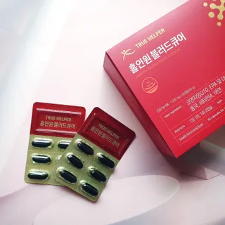 트루헬퍼 홀인원 블러드큐어 혈행+혈압+콜레스테롤 한번에 1박스 1개월 — 5점을 준 리뷰어가 2023년 2월 올린 사용 사진