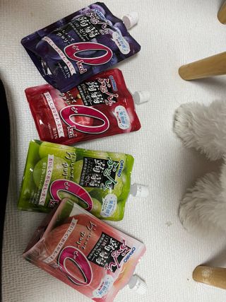 ORIHIRO 오리히로 곤약젤리 제로칼로리 130g 4종 4팩(맛별로 1팩씩) — 5점을 준 리뷰어가 2023년 1월 올린 사용 사진