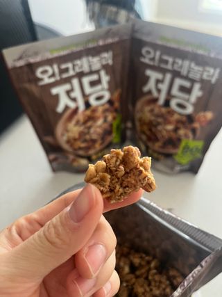 맛있게 먹어도 당 1g 대, 오!그래놀라 저당 통보리 — 5점을 준 리뷰어가 2025년 1월 올린 사용 사진