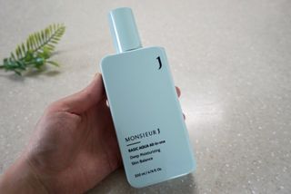 [정우성 올인원] 무슈제이 베이직 아쿠아 올인원 / 남자 화장품 브랜드 — 5점을 준 리뷰어가 2021년 3월 올린 사용 사진