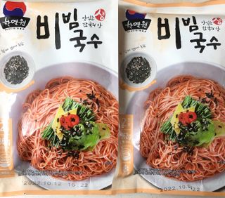 [한면원] 비빔국수 2인분 — 4.5점을 준 리뷰어가 2022년 8월 올린 사용 사진