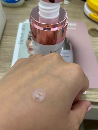나우 [리브엠] 123억개 엑소좀으로 채운 눈부신 광채, 엑소코어 화이트닝 텐션 앰플 — 5점을 준 리뷰어가 2023년 5월 올린 사용 사진