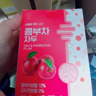 참앤들황토농원 7가지 맛! 탄산 톡톡! 스파클링! 데이앤 콤부차 7종 10포 1박스씩 ★총 7박스★ — 5점을 준 리뷰어가 2023년 2월 올린 사용 사진
