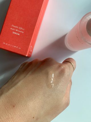 산다화 더블 이펙트 안티 링클 세럼 50ml — 4.5점을 준 리뷰어가 2023년 1월 올린 사용 사진