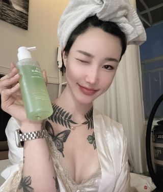 아이토리 시카 앰플 더블 클렌저 — 5점을 준 리뷰어가 2023년 5월 올린 사용 사진