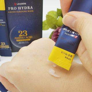 리더스코스메틱 리더스 프로 하이드라 아미노 슬리핑 마스크 — 5점을 준 리뷰어가 2021년 1월 올린 사용 사진