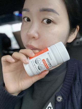 프리마인 성큼다가온 봄, 이너뷰티를 챙겨야 피부도 화사하게, 컨디션도 활기차게. 흡수율을 높인 고효율 비타민. — 5점을 준 리뷰어가 2023년 5월 올린 사용 사진