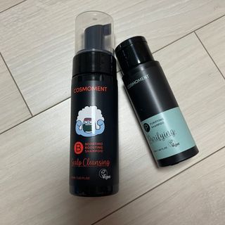 코스모먼트 부스티모 부스팅샴푸60ml + 비듬세정 진정샴푸50ml — 4점을 준 리뷰어가 2021년 11월 올린 사용 사진