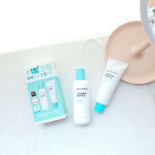 리더스코스메틱 리더스 카밍 바이오틱스 #1등 진정 기획세트 [에센스 워터150ml + 크림 마스크80ml] — 5점을 준 리뷰어가 2022년 8월 올린 사용 사진