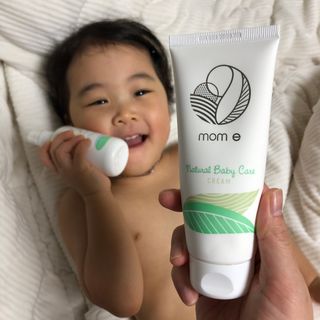 mom e 맘이 내추럴 베이비 케어 크림+바디오일 — 3점을 준 리뷰어가 2021년 1월 올린 사용 사진
