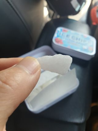 [아이스칩스] 무설탕 비건 자일리톨 캔디 7종 2개기준 — 3점을 준 리뷰어가 2021년 6월 올린 사용 사진