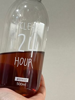 클린24시간 1BOX(5포) + 전용보틀(500ml) — 5점을 준 리뷰어가 2023년 8월 올린 사용 사진