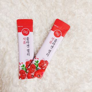 함초록 Rg+ 석류콜라겐젤리 — 5점을 준 리뷰어가 2021년 4월 올린 사용 사진