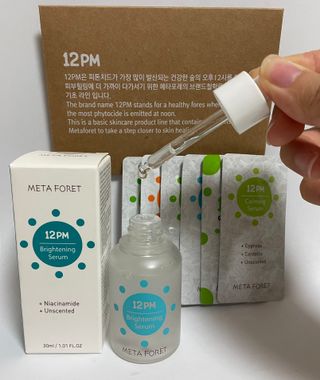 메타포레 12PM 브라이트닝 세럼 — 3.5점을 준 리뷰어가 2021년 8월 올린 사용 사진